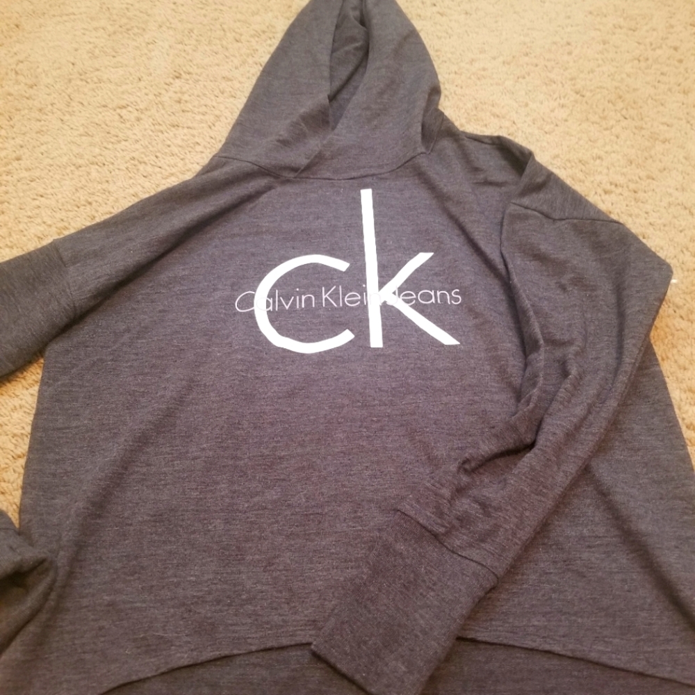Calvin Klein gray hoodie